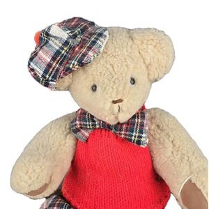 Beak Street‎ Bears Abercrombie Jointed Plush Bear 18" Handmade PNW W/ Tag